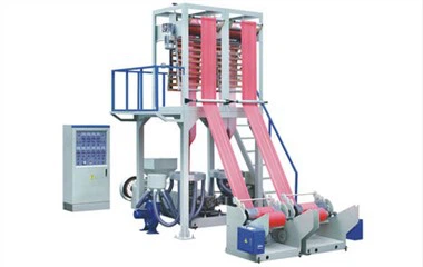 Máquina sopradora de filme de cabeça dupla